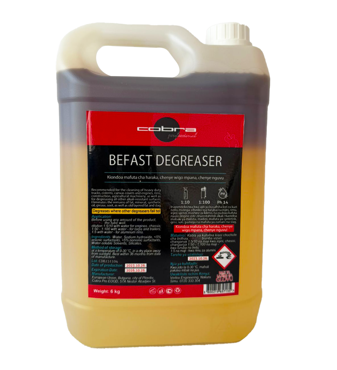 Degreaser Beface